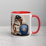 Warning: Bulldog on Duty Coffee Mug - Image 9