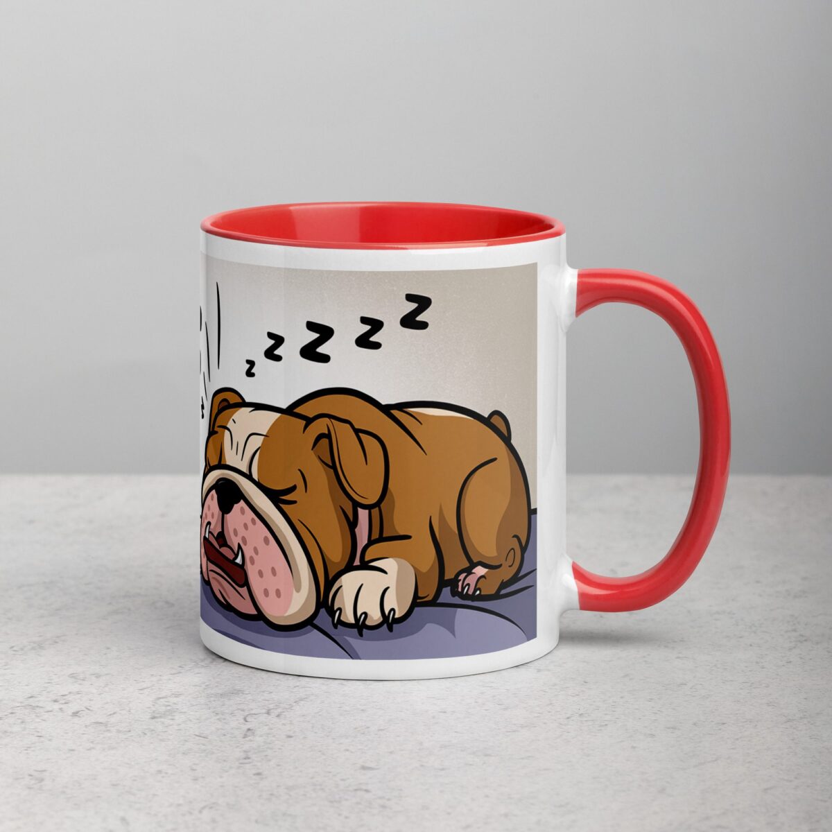 Happiness Is a Bulldog Snore Coffee Mug - Image 9