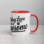 Bulldog Love Is Pawsome Coffee Mug - Image 9