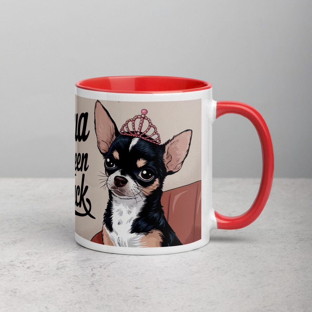 Chihuahua Mom: Queen of the Pack Coffee Mug - Image 9