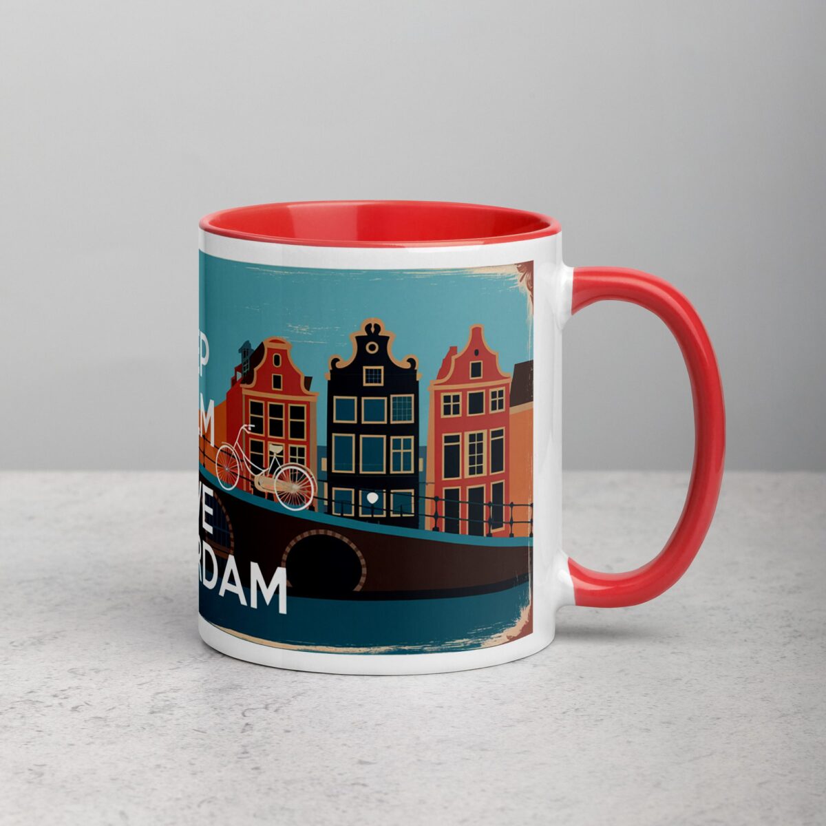 Keep Calm and Love Amsterdam Coffee Mug - Image 9