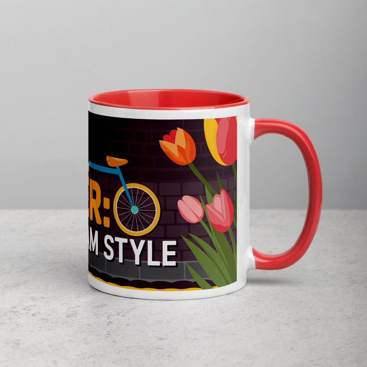 Pedal Power: Amsterdam Style Coffee Mug - Image 9
