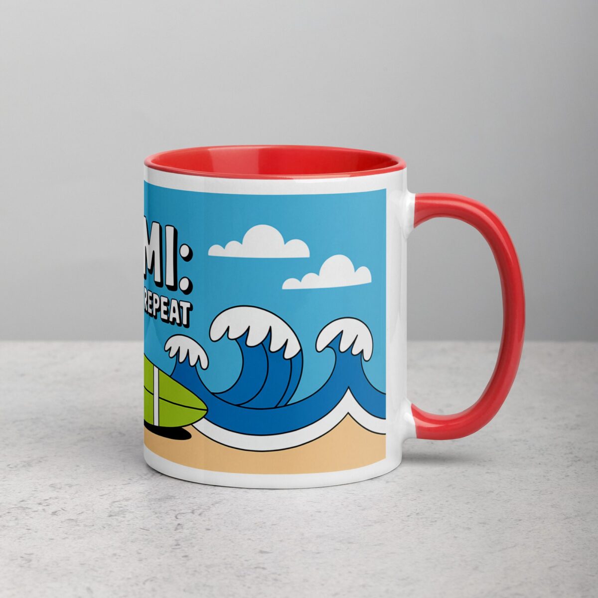 Miami: Sun, Surf, Repeat Coffee Mug - Image 9