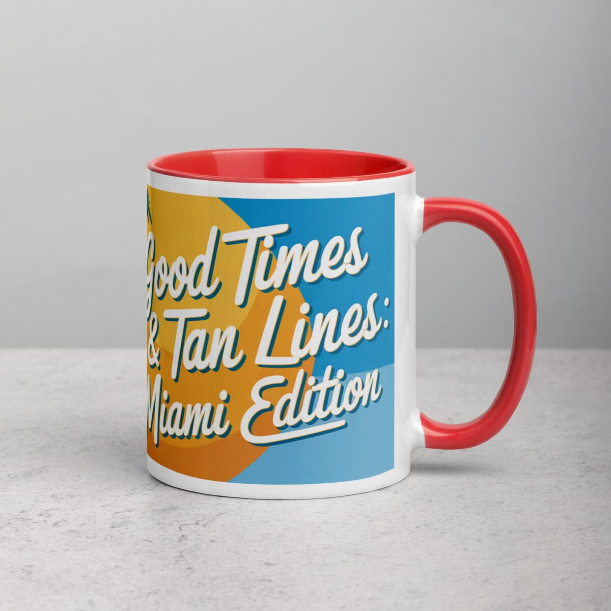 Good Times & Tan Lines: Miami Edition Coffee Mug - Image 9