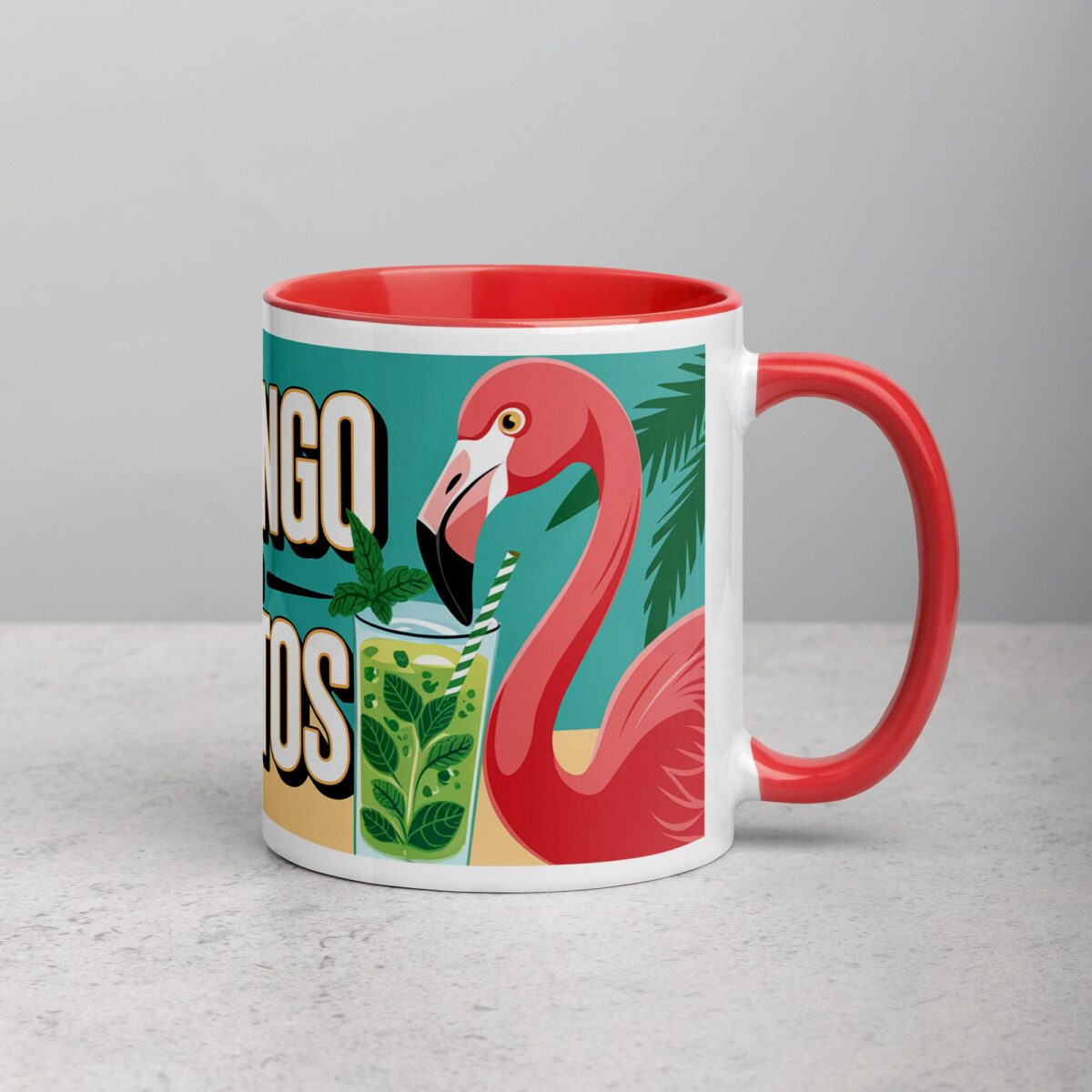 Flamingos and Mojitos Coffee Mug - Image 9