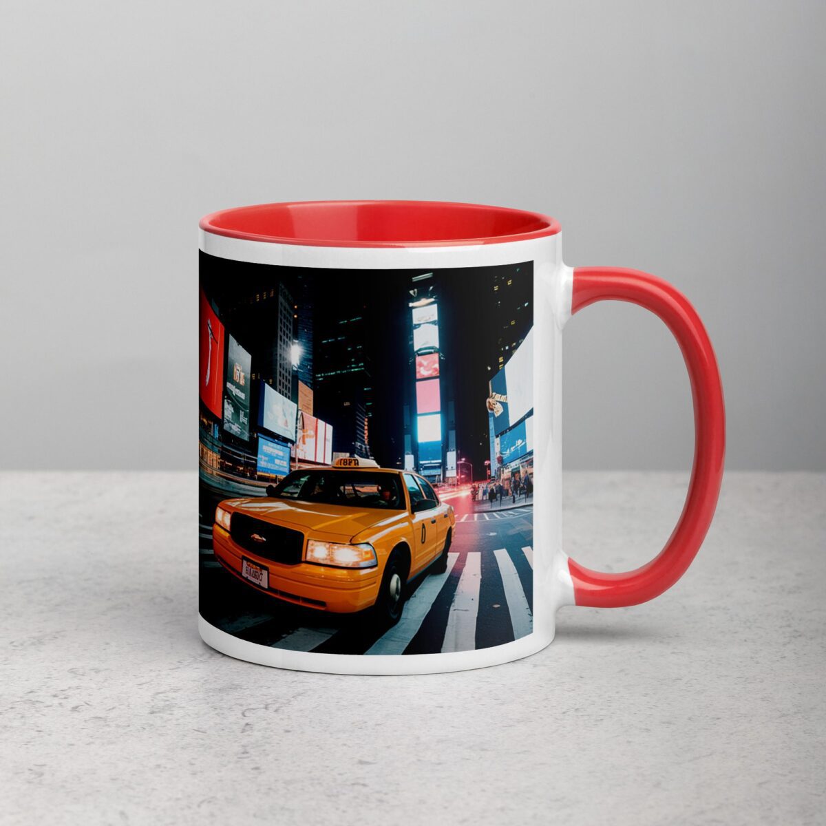 Taxi Rides and City Lights Coffee Mug - Image 9