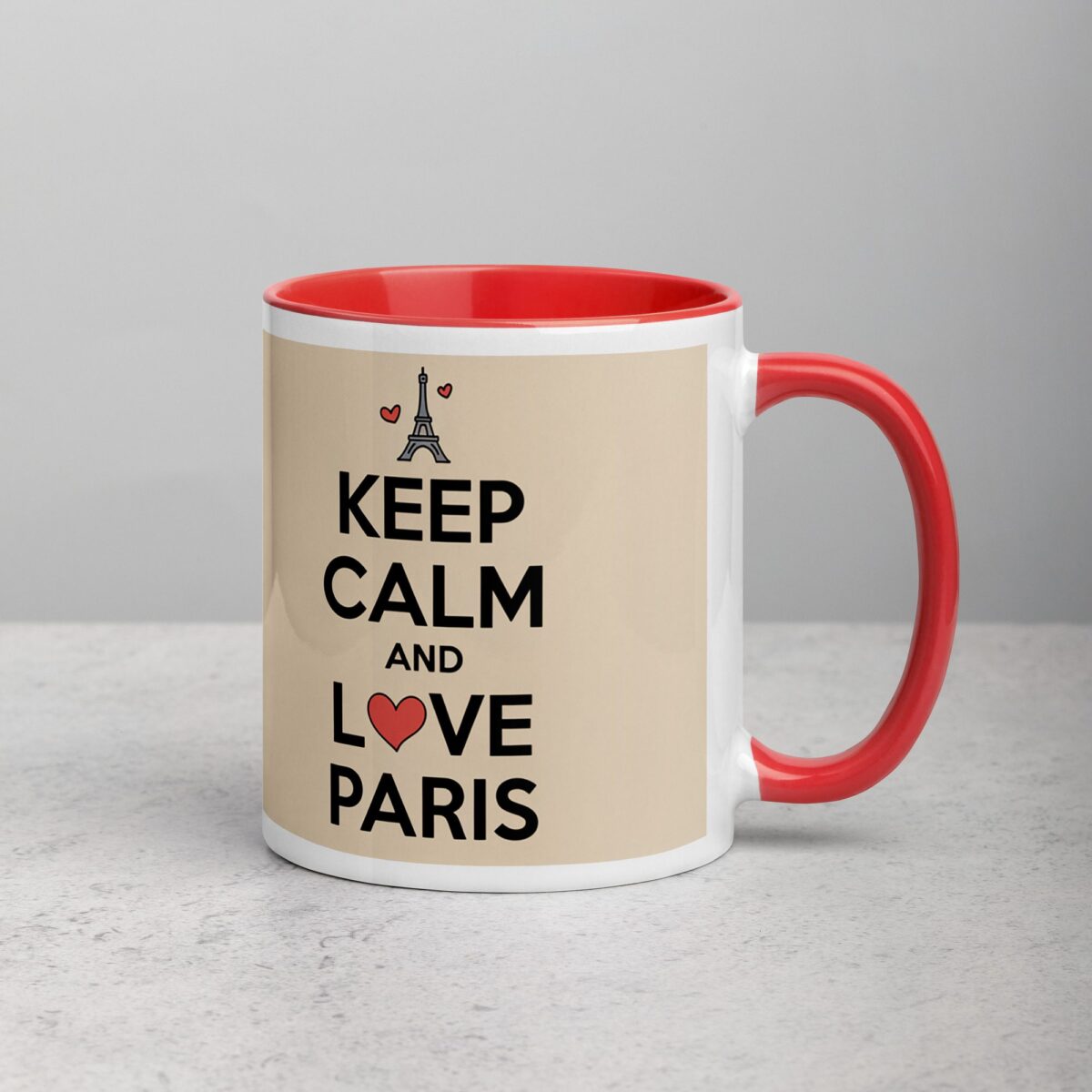 Keep Calm and Love Paris Coffee Mug & Tea Cup - Image 9