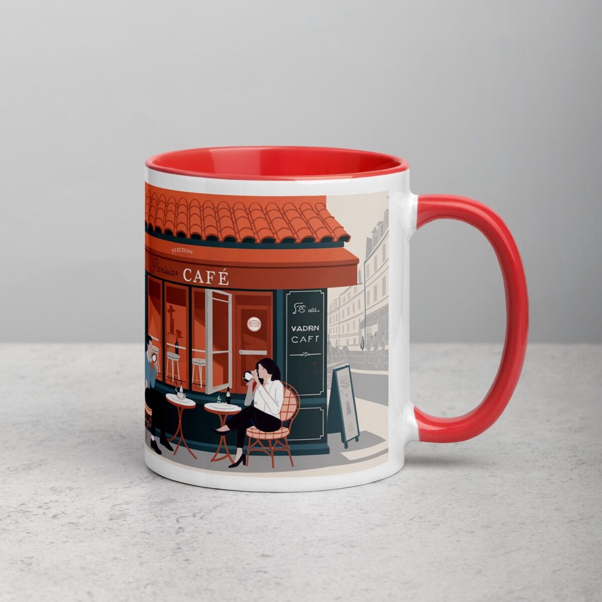 Happiness Is a Parisian Café Coffee Mug - Image 9