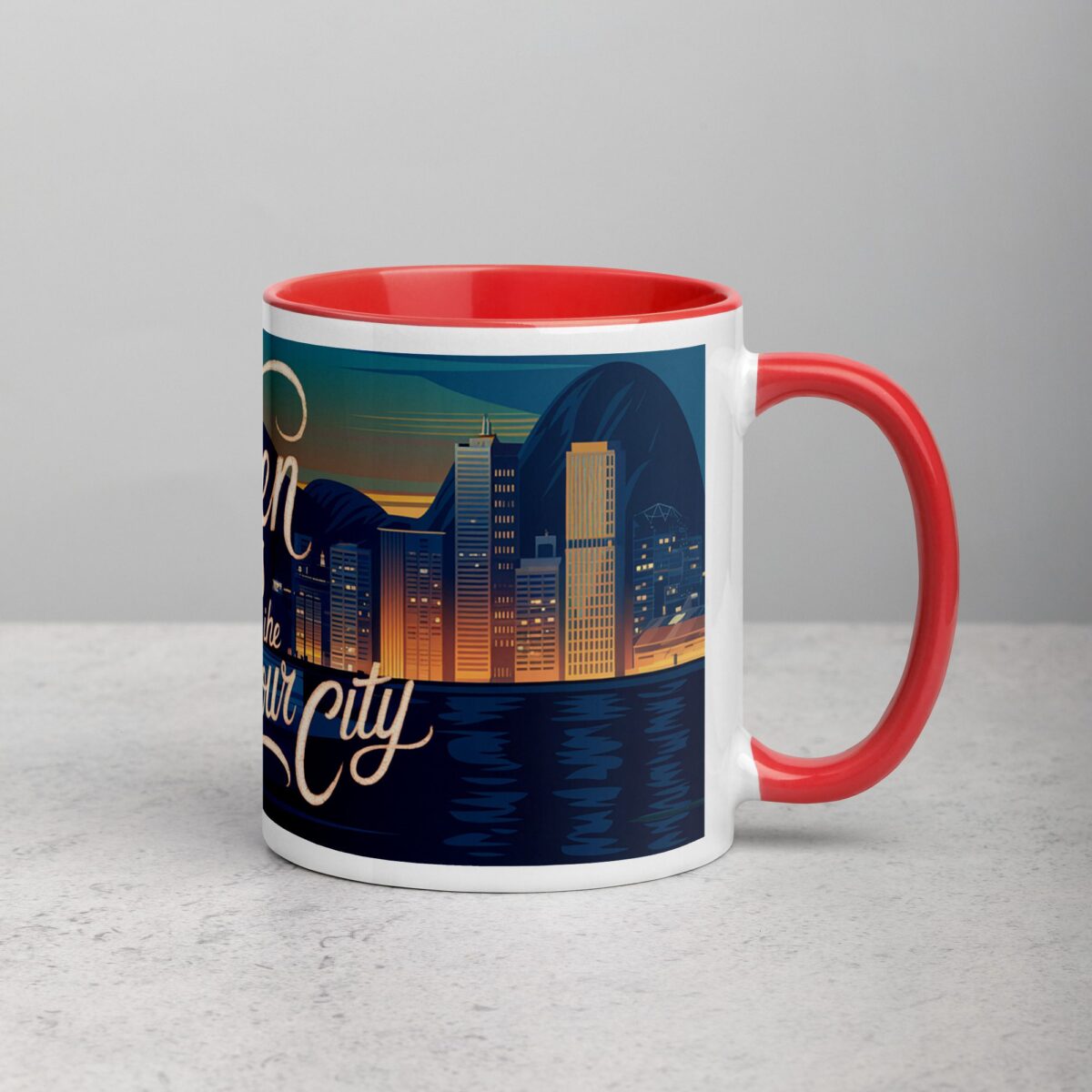 Golden Hours in the Harbour City Coffee Mug - Image 9