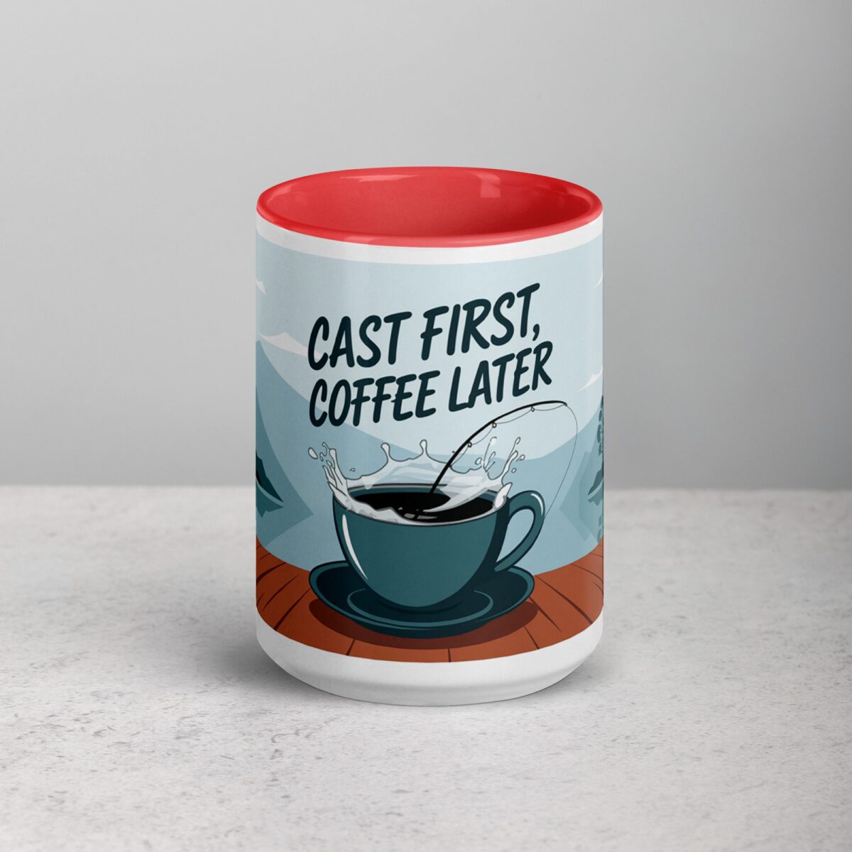 Cast First, Coffee Later Fishing Mug - Image 10