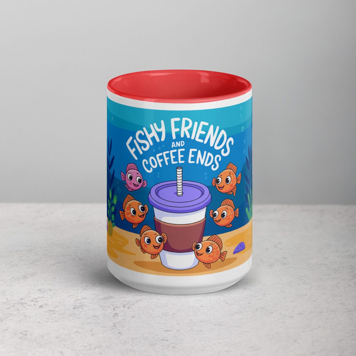 Fishy Friends and Coffee Ends Mug - Image 10