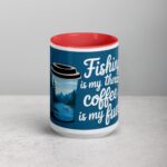 Fishing is My Therapy, Coffee is My Fuel Mug - Image 10