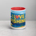 I Love Fishing Fun Coffee Mug & Tea Cup - Image 10