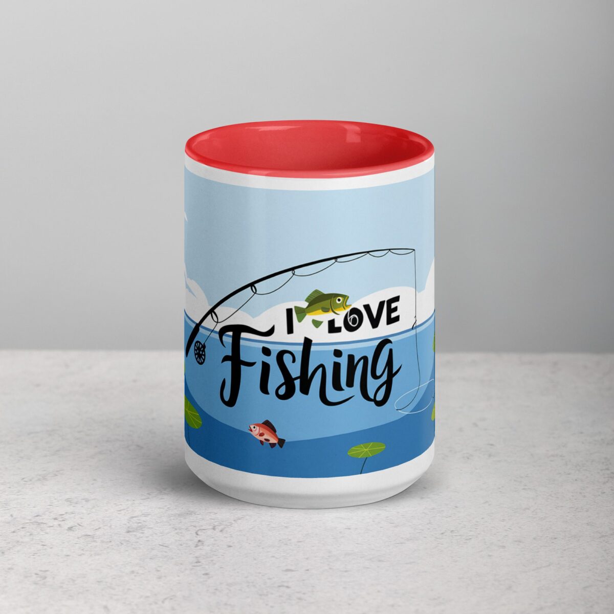 I Love Fishing Elegant Coffee Mug & Tea Cup - Image 10
