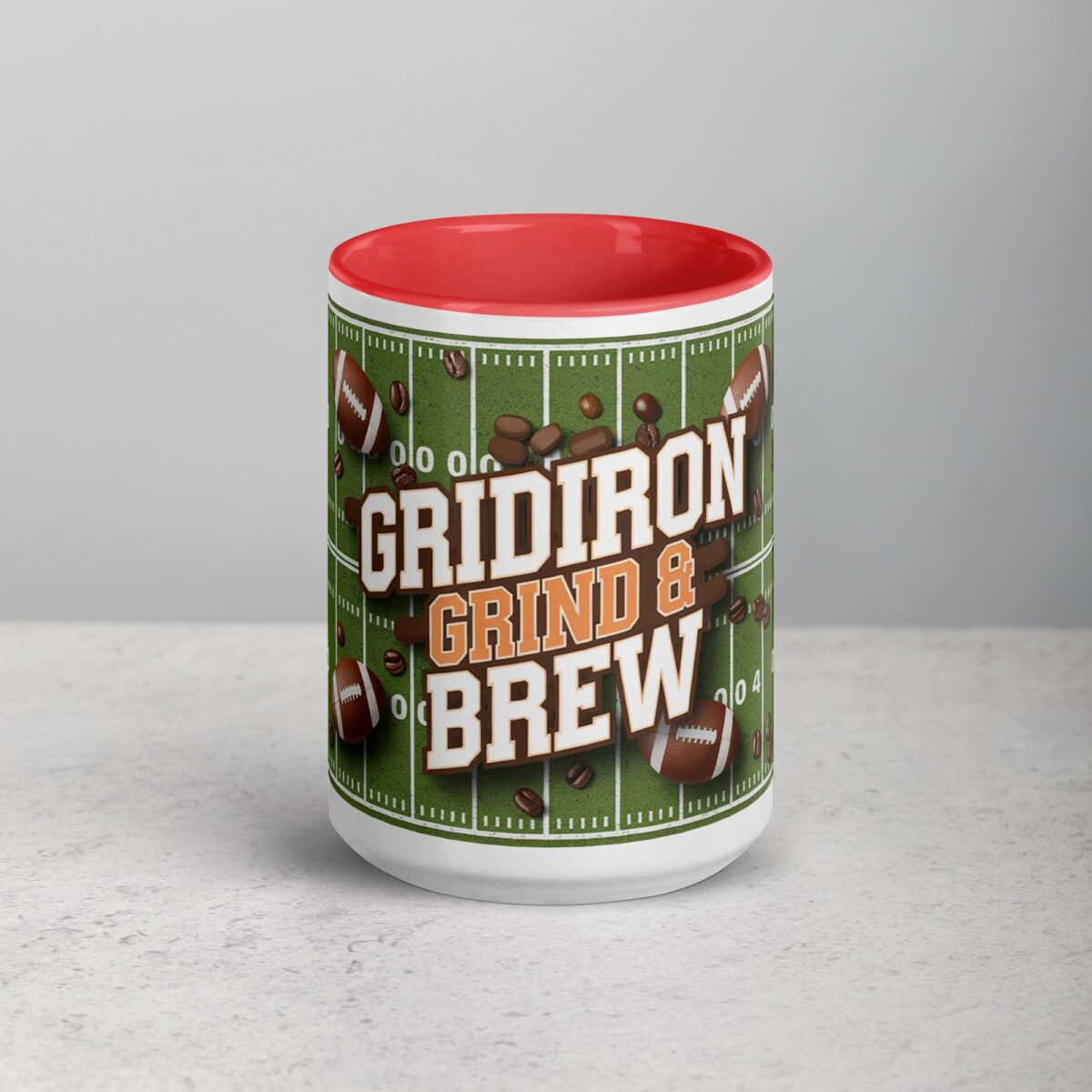 Gridiron Grind & Brew Football Mug - Image 10