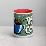 Tackle the Day with Coffee Football Mug - Image 10