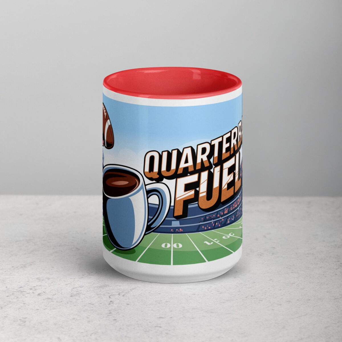 Quarterback Fuel Football Coffee Mug - Image 10