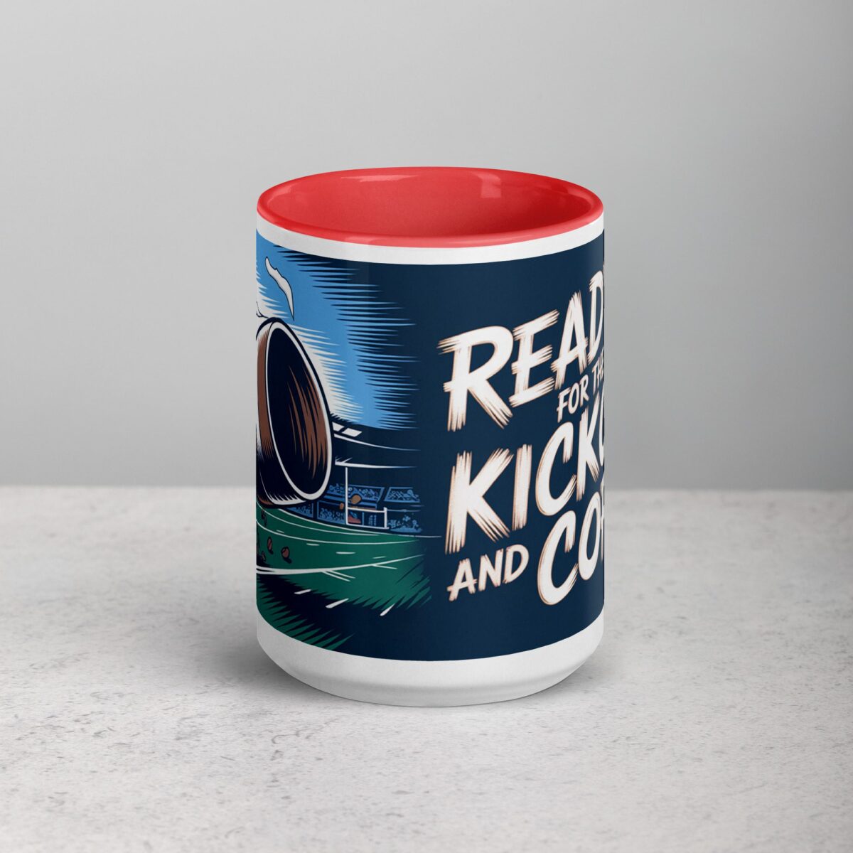Ready for the Kickoff… and Coffee Football Mug - Image 10