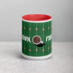 First Down, First Sip Football Coffee Mug - Image 10