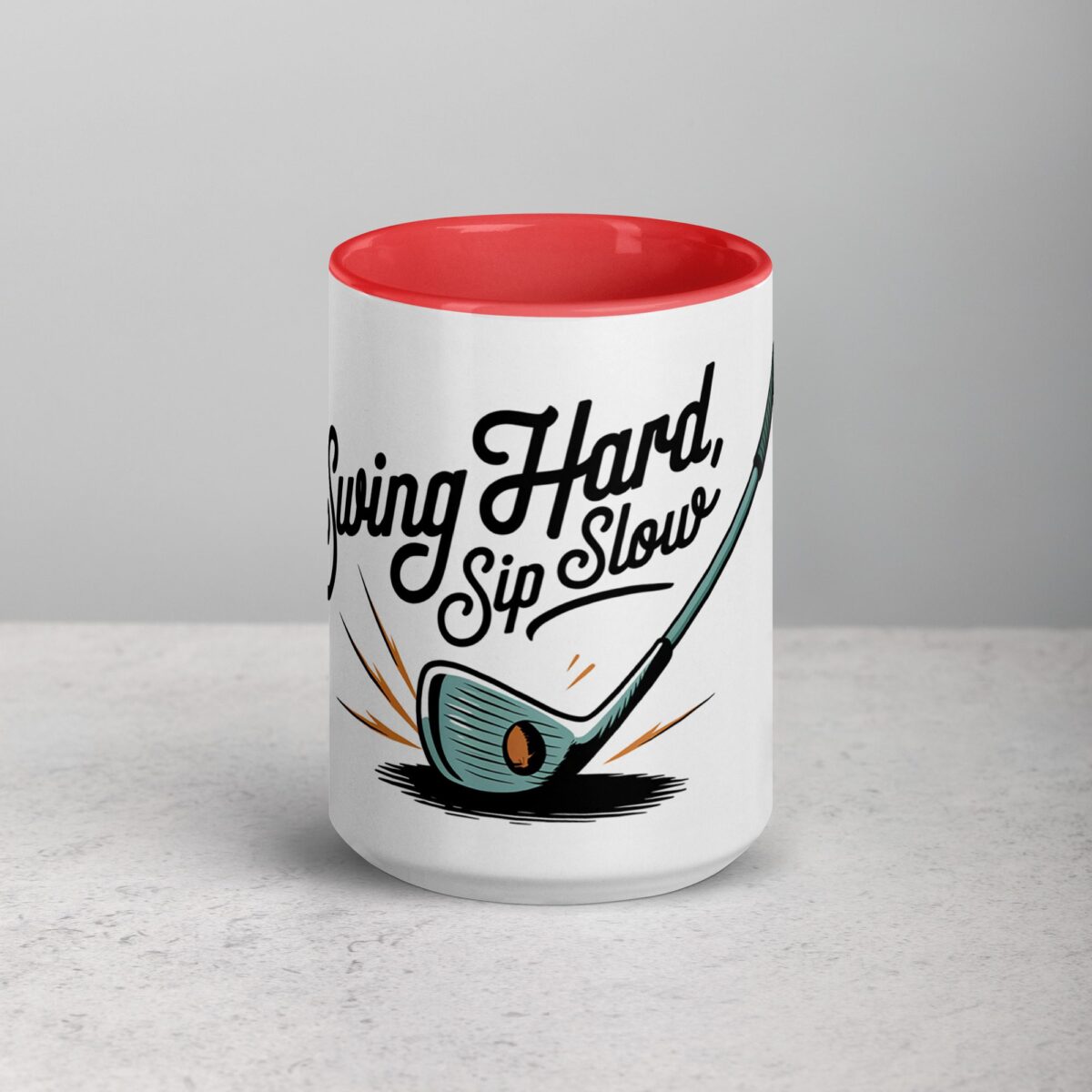 Swing Hard, Sip Slow Golf Coffee Mug - Image 10