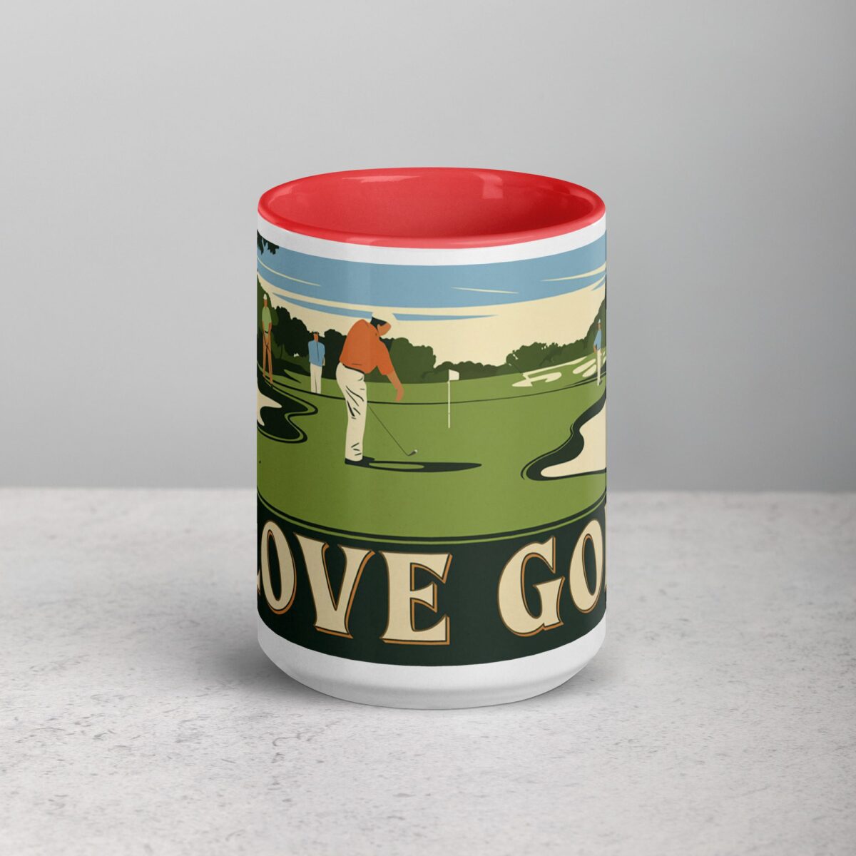 I Love Golf Retro Coffee Mug & Tea Cup - Image 10
