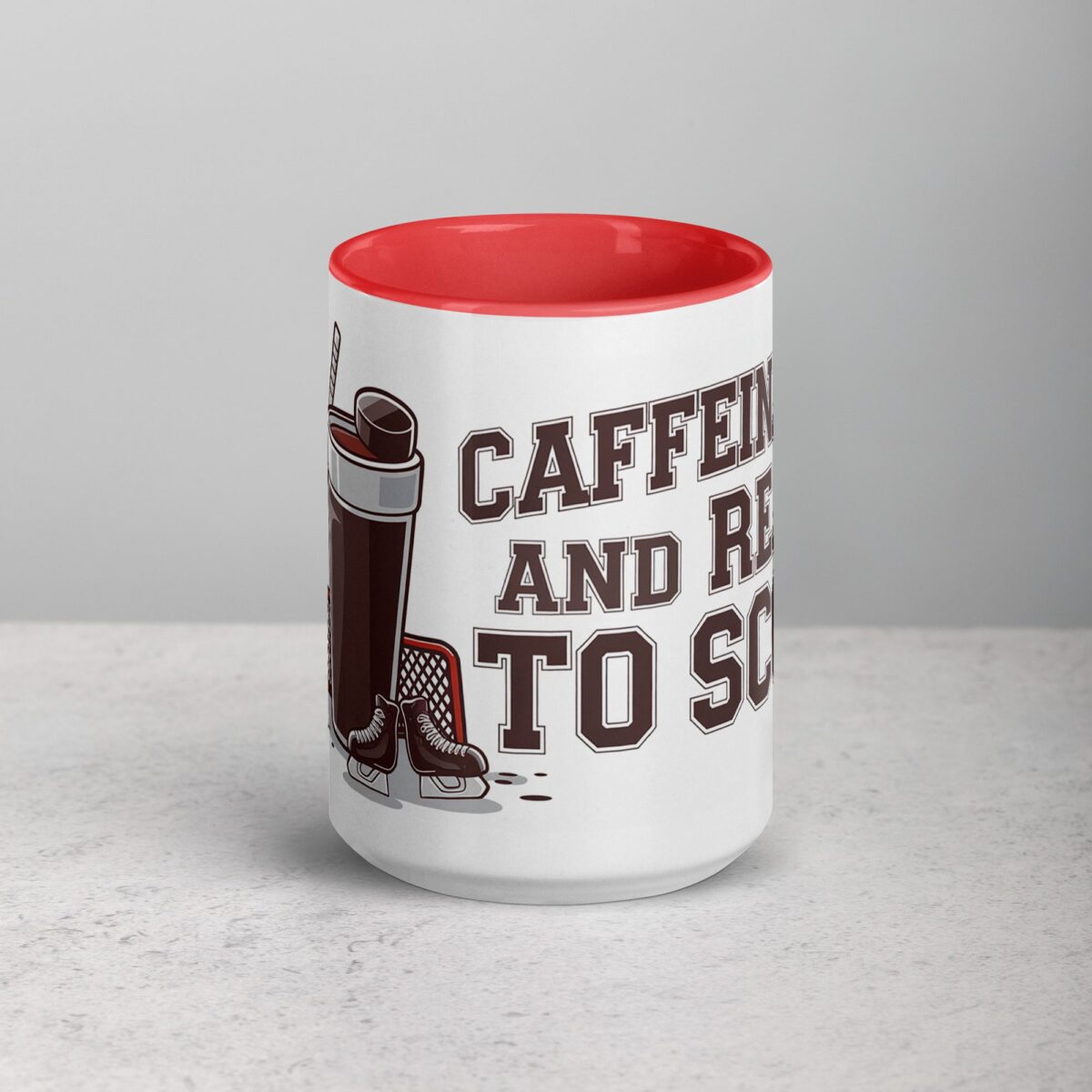 Caffeinated and Ready to Score Hockey Mug - Image 10