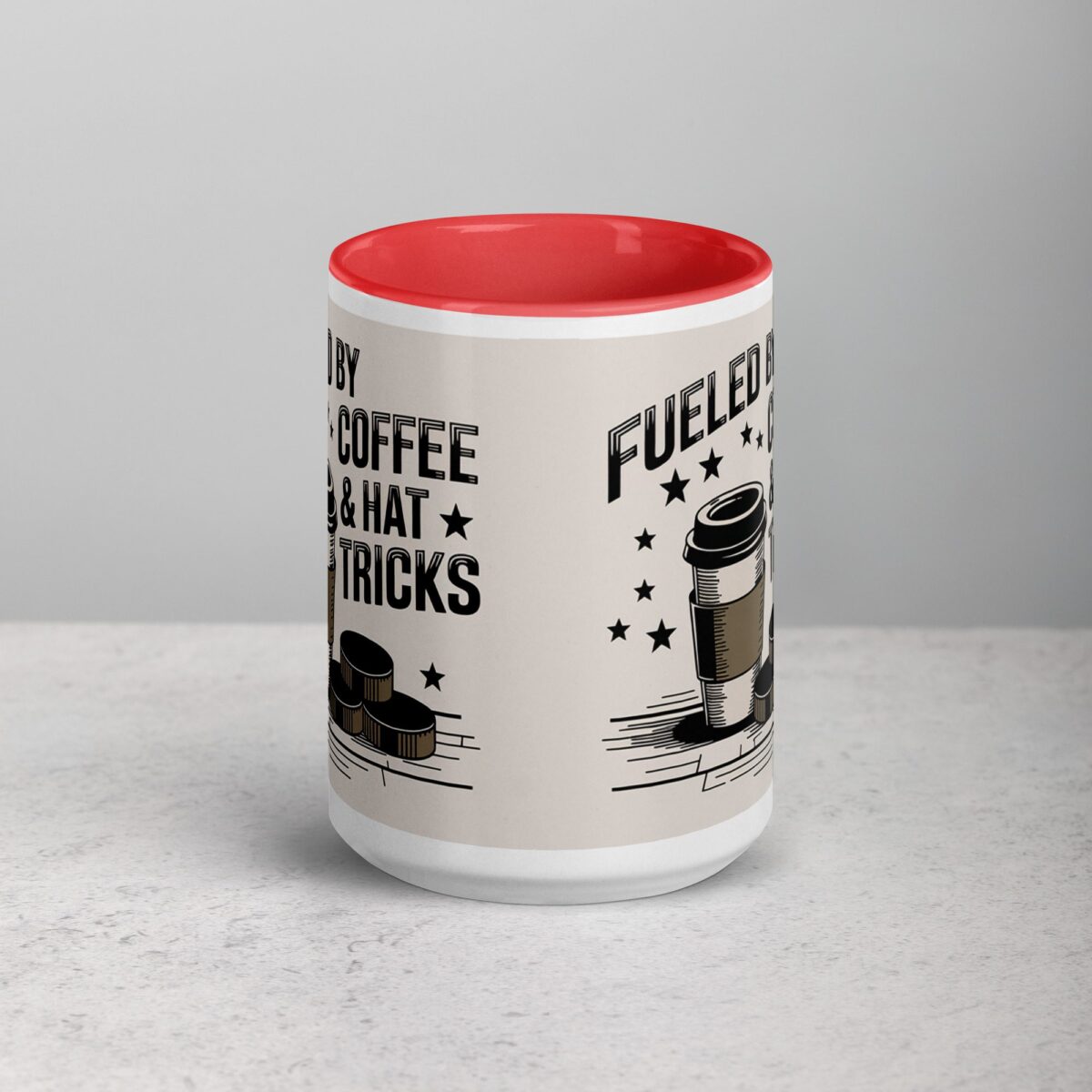 Fueled by Coffee & Hat Tricks Hockey Mug - Image 10