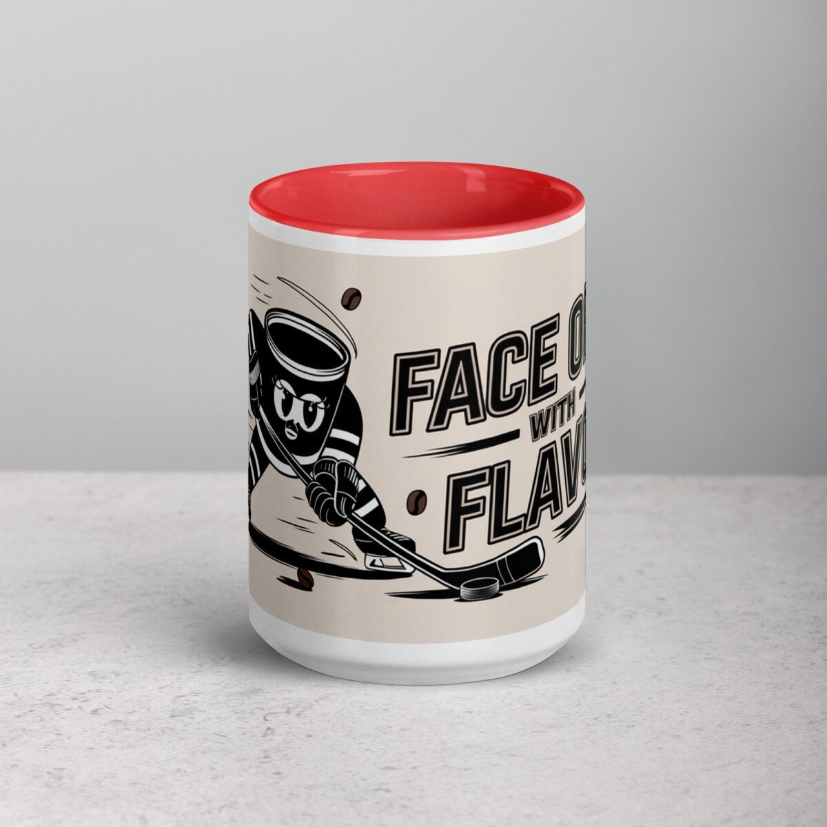 Face Off with Flavor Hockey Coffee Mug - Image 10