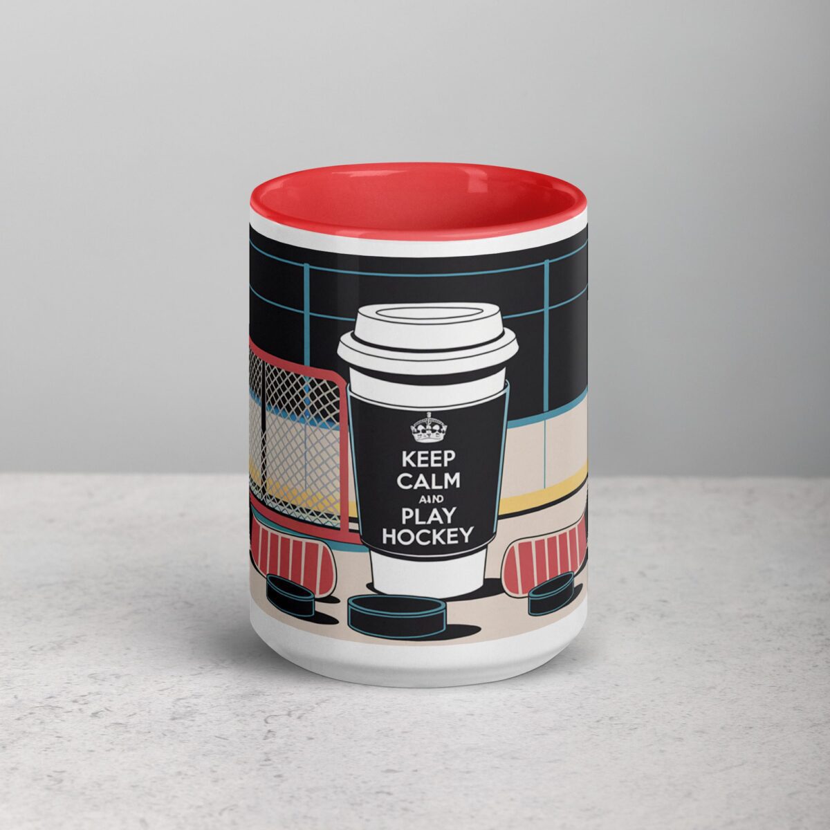 Keep Calm and Play Hockey Coffee Mug & Tea Cup - Image 10