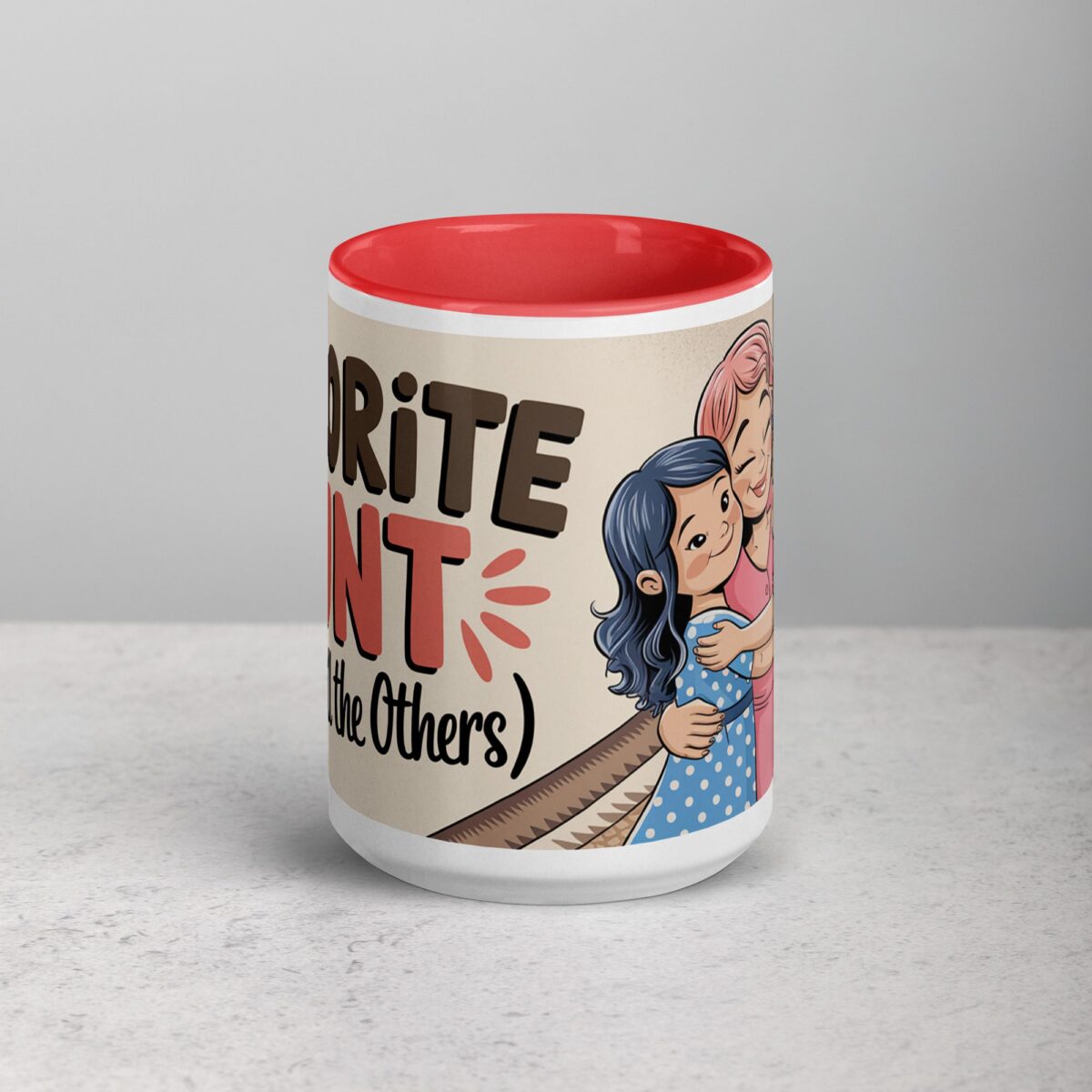 Favorite Aunt (Don’t Tell the Others) Coffee Mug - Image 10