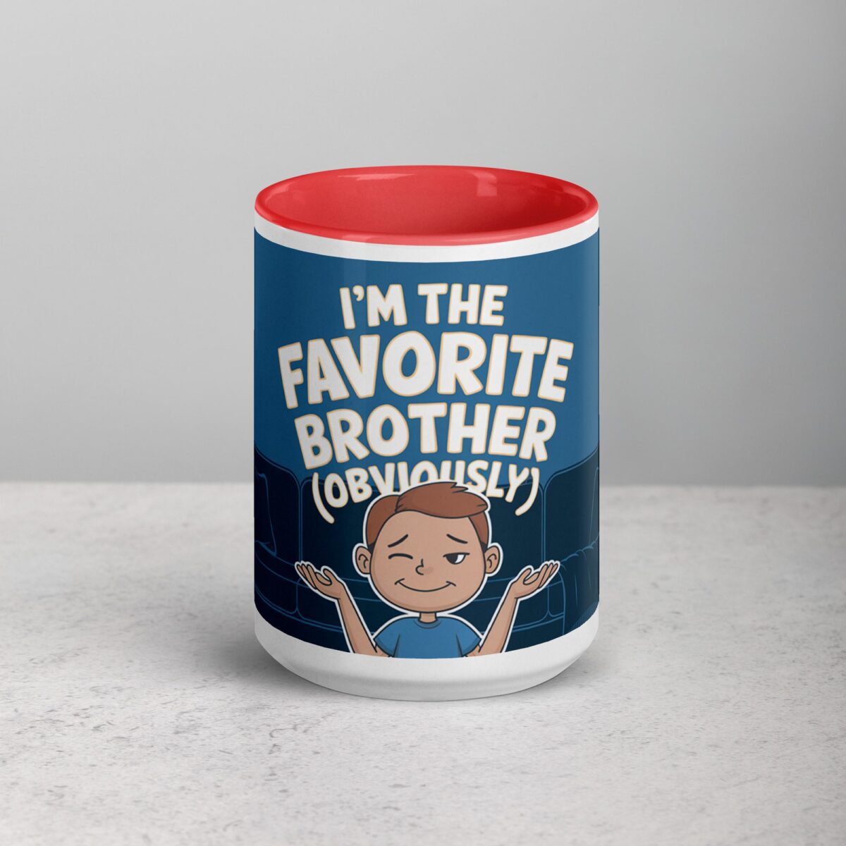 I’m the Favorite Brother (Obviously) Coffee Mug - Image 10
