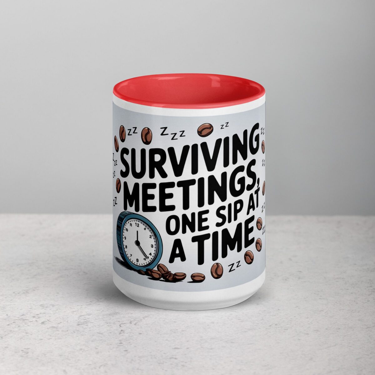 Surviving Meetings, One Sip at a Time Co-Worker Coffee Mug - Image 10