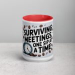 Surviving Meetings, One Sip at a Time Co-Worker Coffee Mug - Image 10