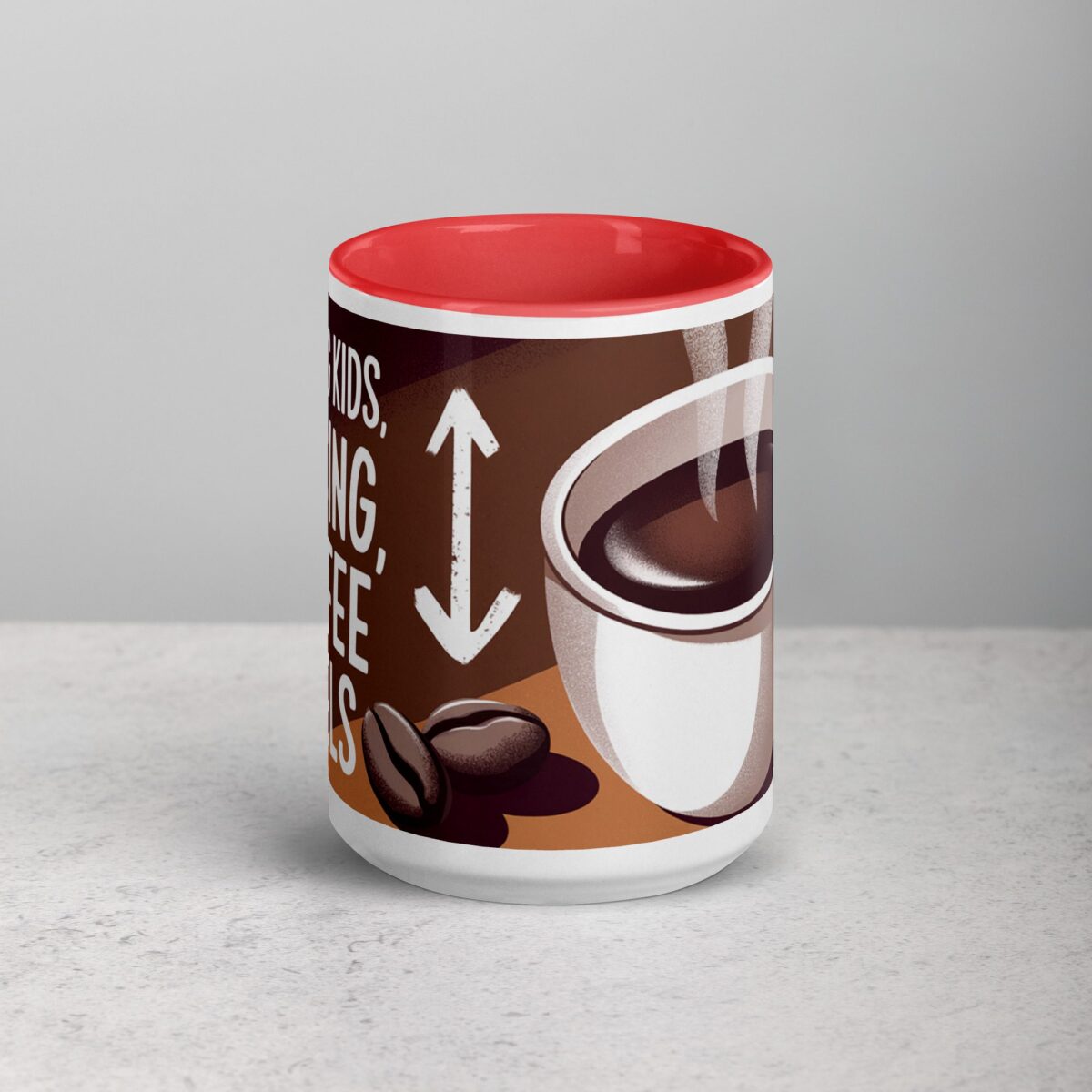 Raising Kids, Raising Coffee Levels Mug - Image 10