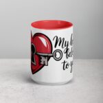 My Heart Belongs to You Girlfriend Coffee Mug - Image 10