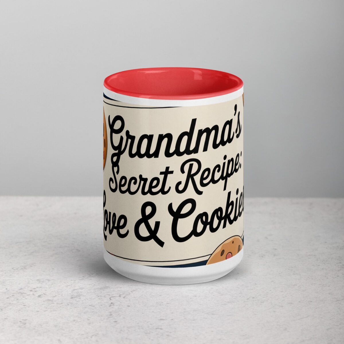 Grandma’s Secret Recipe: Love & Cookies Coffee Mug - Image 10