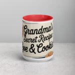 Grandma’s Secret Recipe: Love & Cookies Coffee Mug - Image 10