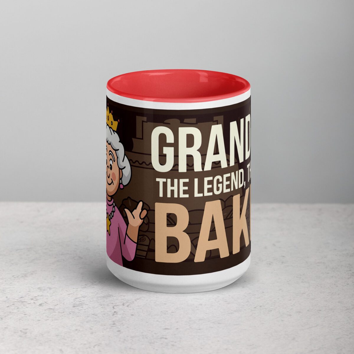 Grandma: The Legend, The Myth, The Baker Coffee Mug - Image 10