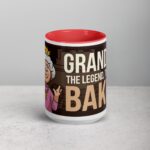 Grandma: The Legend, The Myth, The Baker Coffee Mug - Image 10