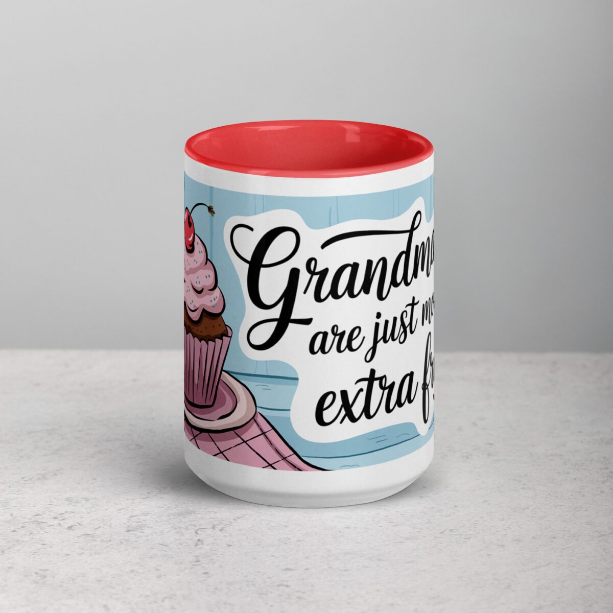 Grandmas Are Just Moms with Extra Frosting Coffee Mug - Image 10