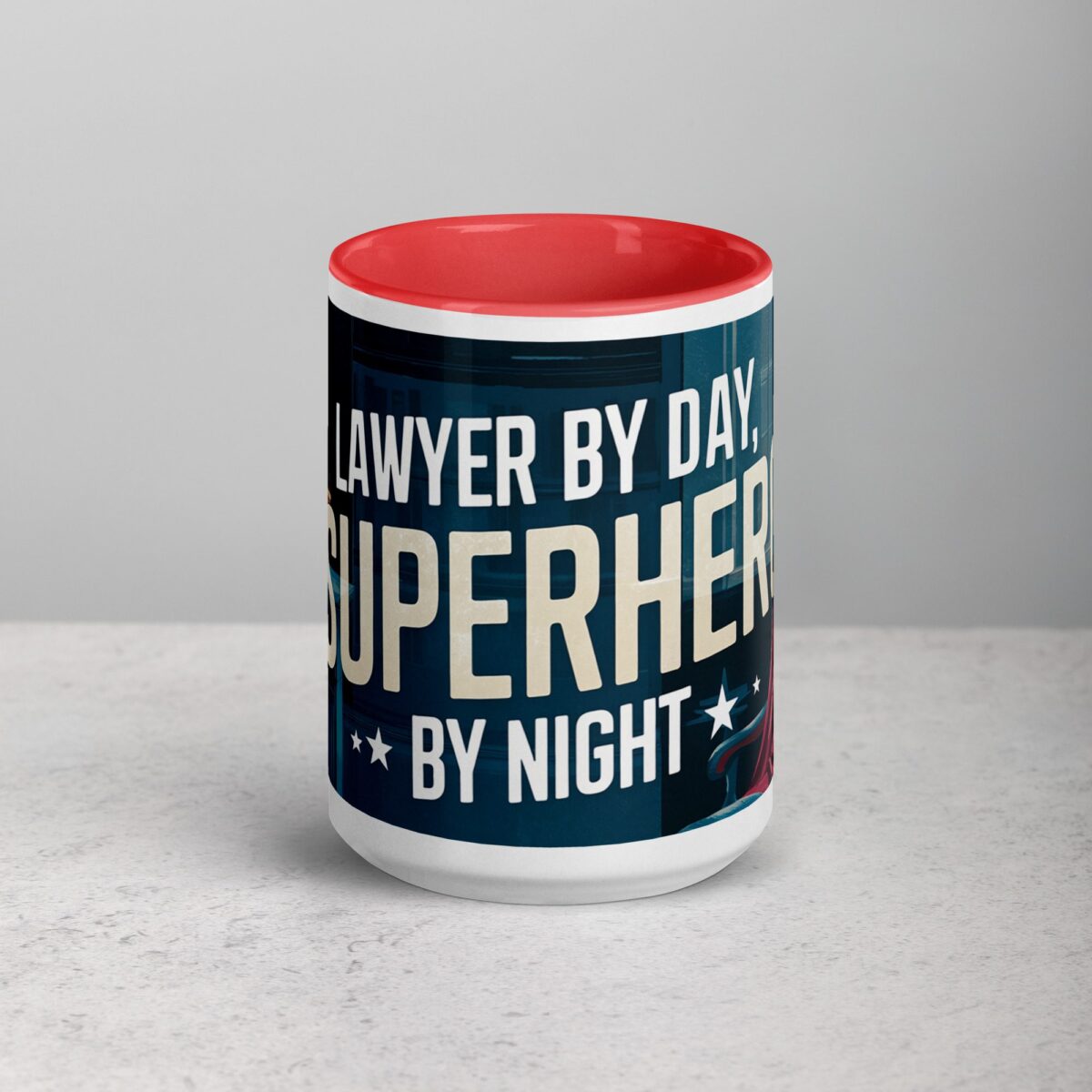 Lawyer by Day, Superhero by Night Coffee Mug - Image 10