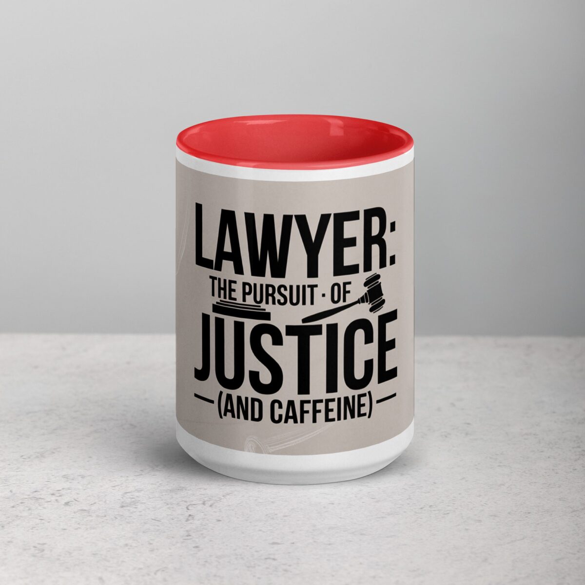 Lawyer: The Pursuit of Justice (and Caffeine) Mug - Image 10