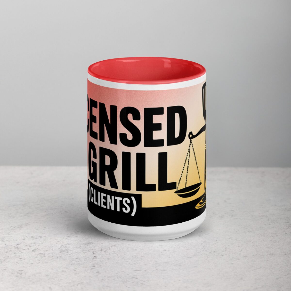 Licensed to Grill (Clients) Lawyer Coffee Mug - Image 10
