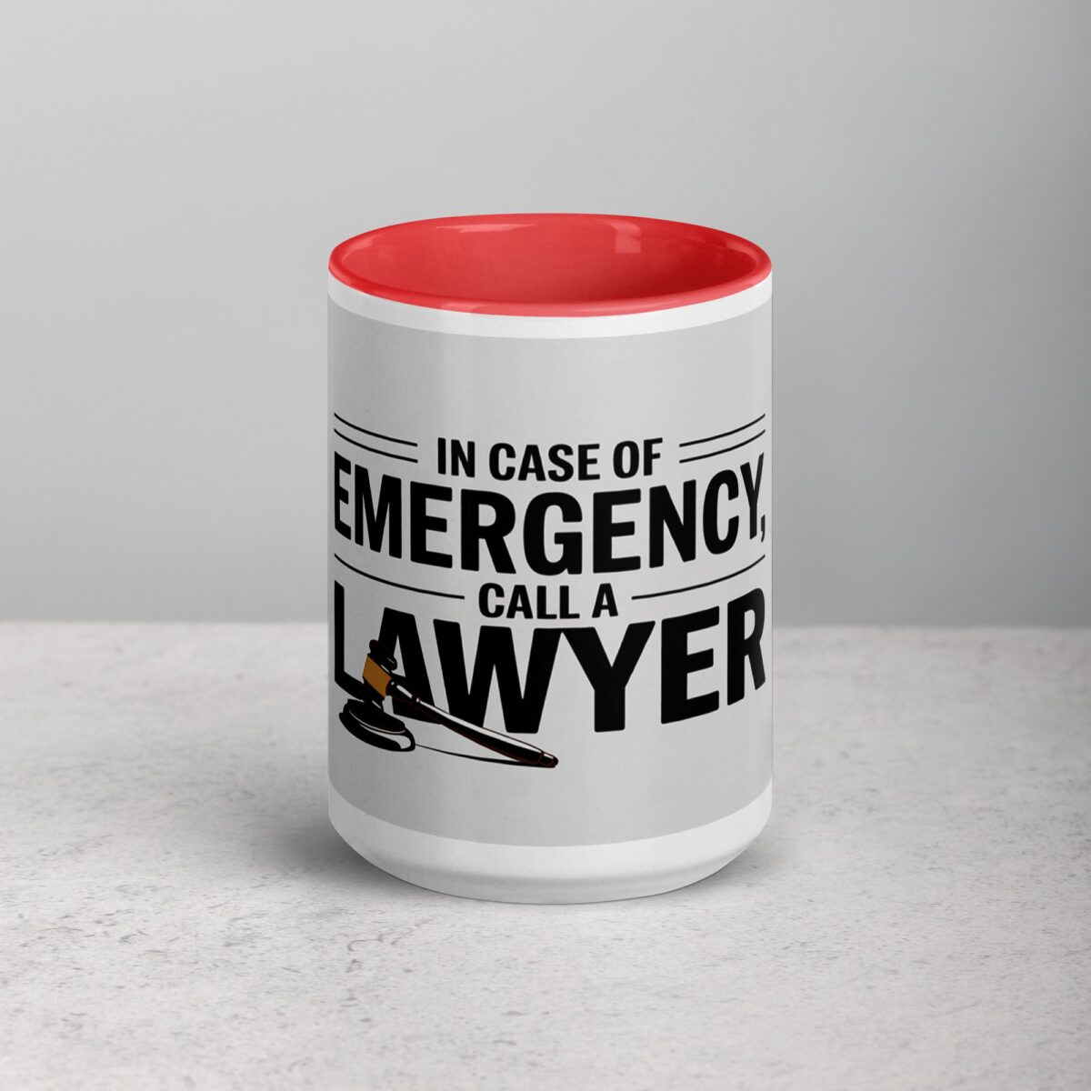 In Case of Emergency, Call a Lawyer Coffee Mug - Image 10