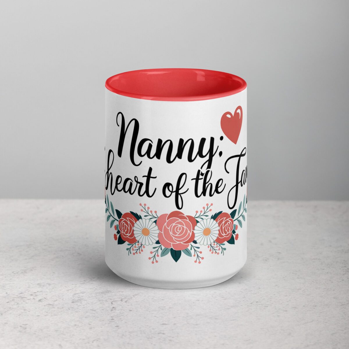 Nanny: The Heart of the Family Coffee Mug - Image 10