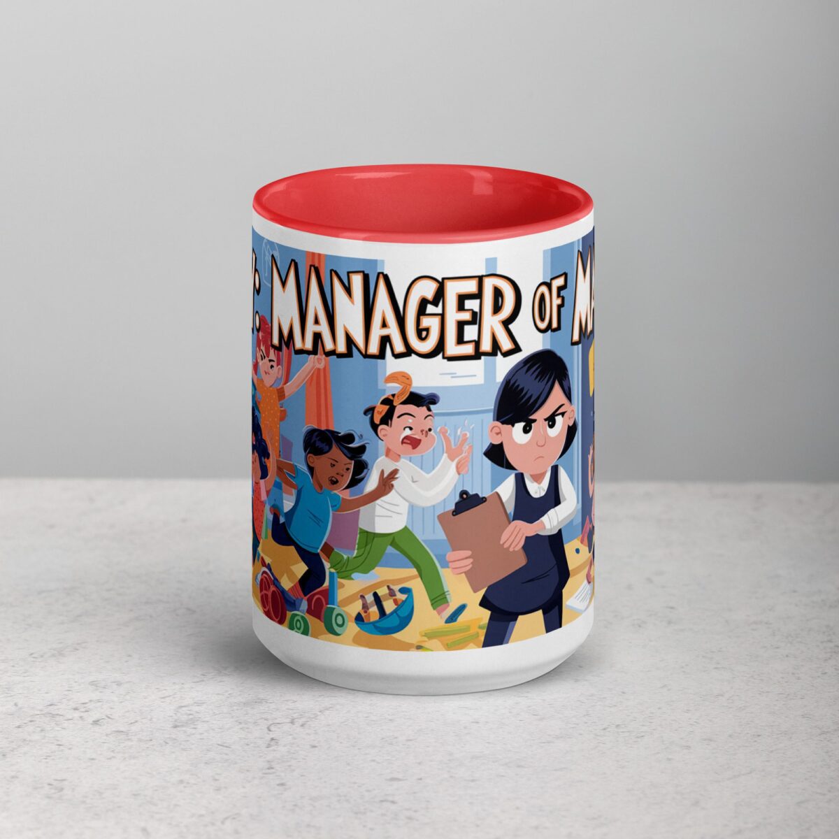 Nanny: Manager of Mayhem Coffee Mug & Tea Cup - Image 10