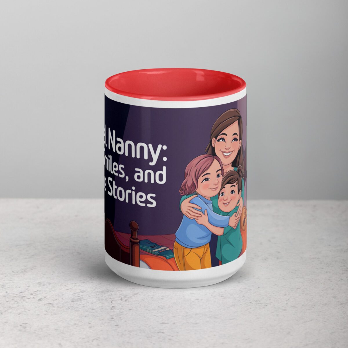 Official Nanny: Hugs, Smiles, and Bedtime Stories Mug - Image 10
