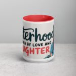 Sisterhood: Powered by Love and Laughter Coffee Mug - Image 10