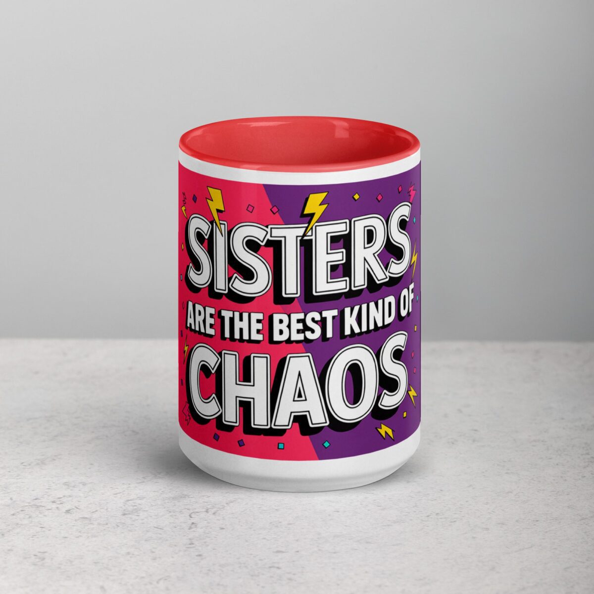 Sisters Are the Best Kind of Chaos Coffee Mug - Image 10