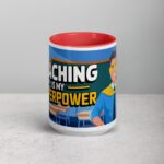 Teaching Is My Superpower Man Coffee Mug & Tea Cup - Image 10